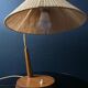Mid-century modern Temde sisal desk lamp, Germany / Switzerland 1960s