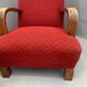 Paire de fauteuils ART DÉCO en bois courbé, années 1930