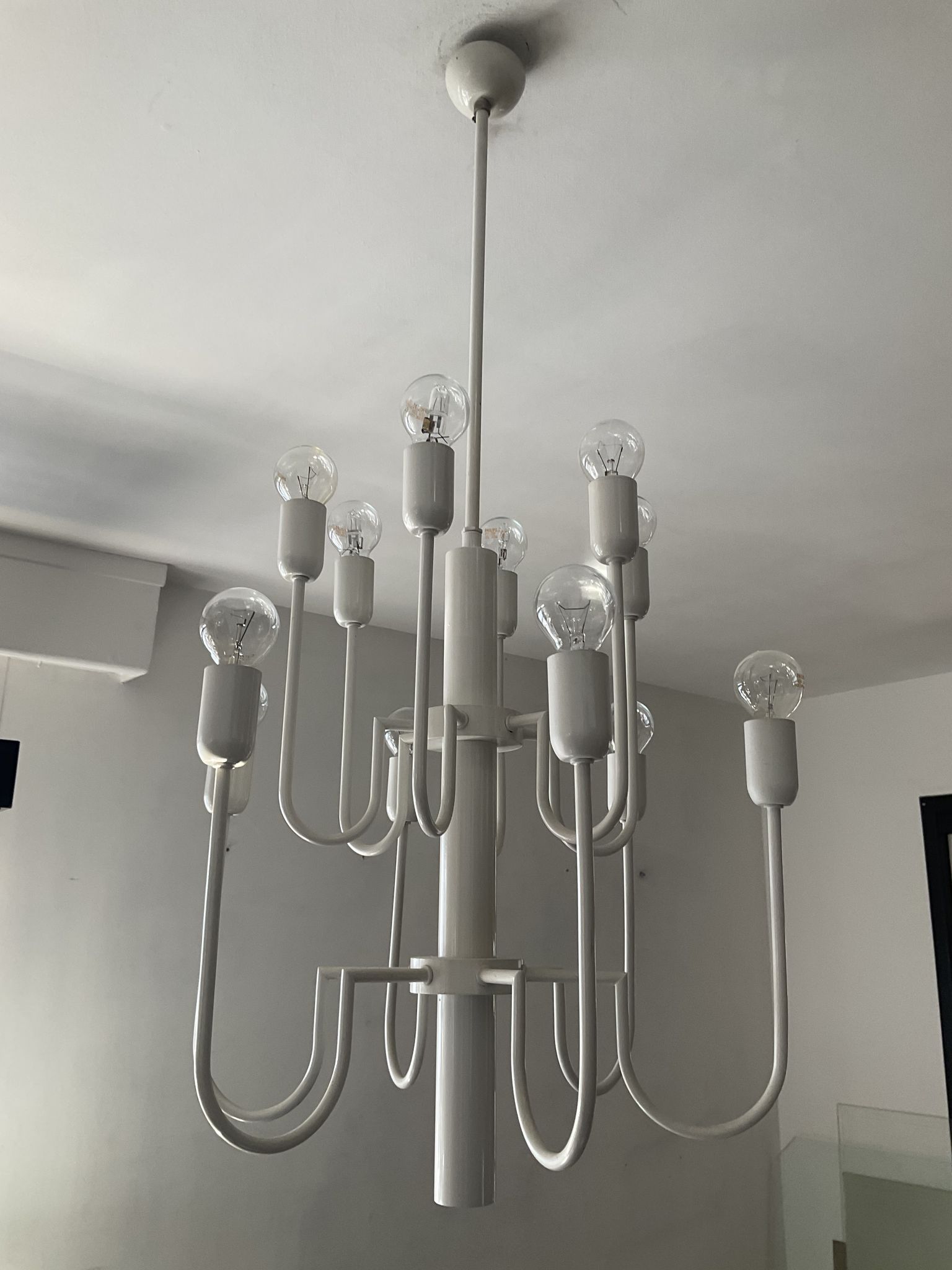 Suspension Space Âge 12 lampes