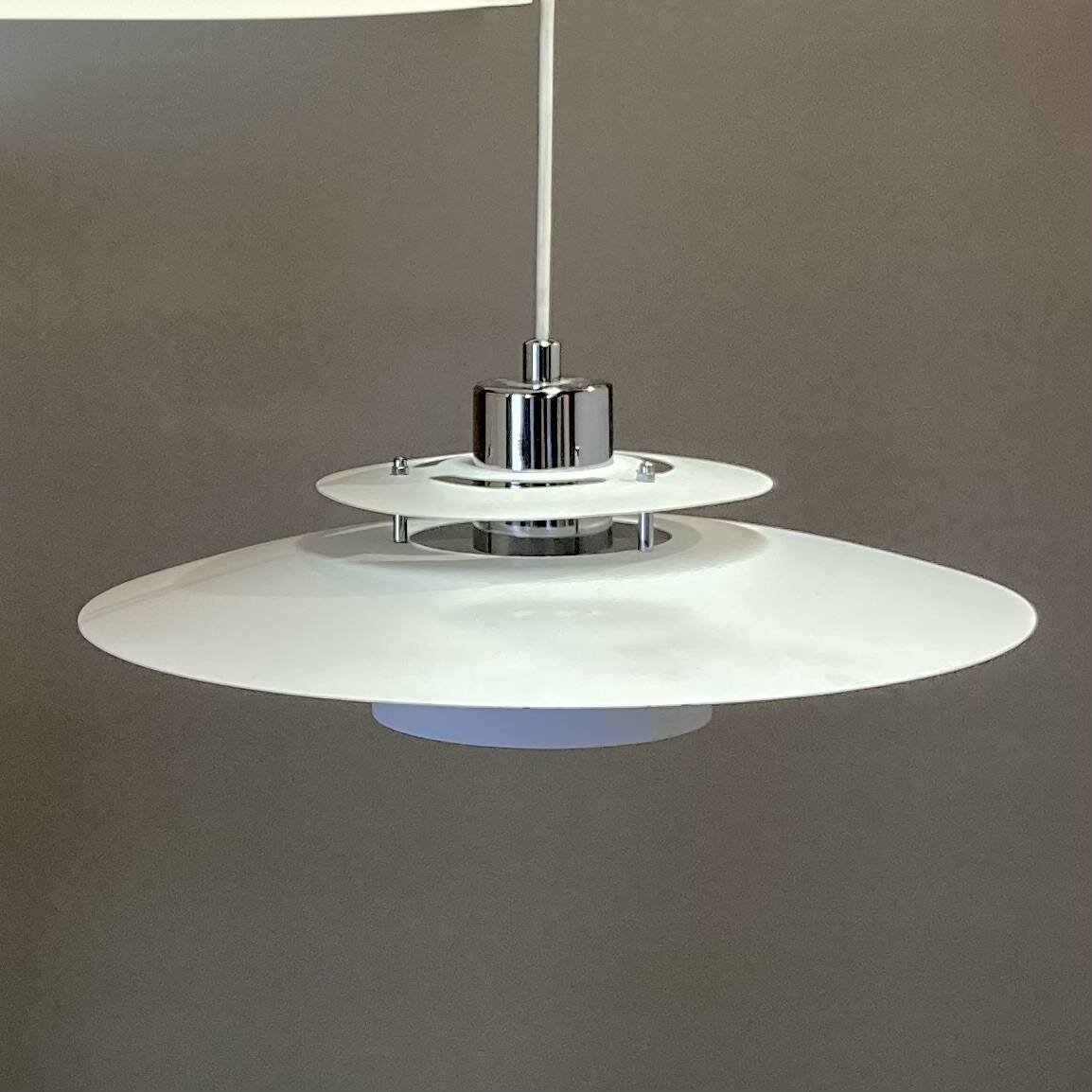 Scandinavian design metal pendant light.