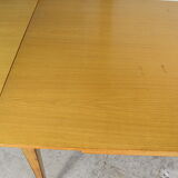 Table pierrette oak clear vintage 1960