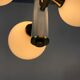 Kaiser Pop Art 4 opaline balls chandelier, 1960s