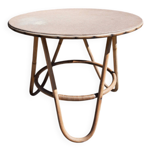 Table basse en bambou,