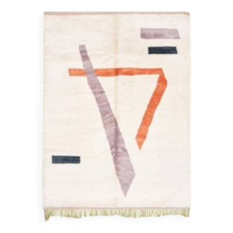 Tapis beni ouarine fait main traditionnel 250cmx150cm