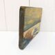 Still life painting on vintage wood