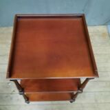 Side table with 3 trays