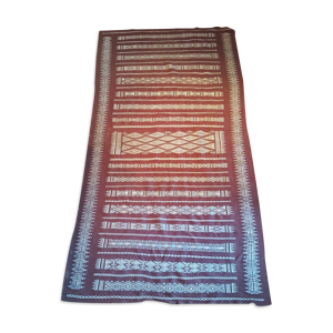tapis kilim berbère fait main 100% laine 143x344cm