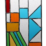 Contemporary stained glass window