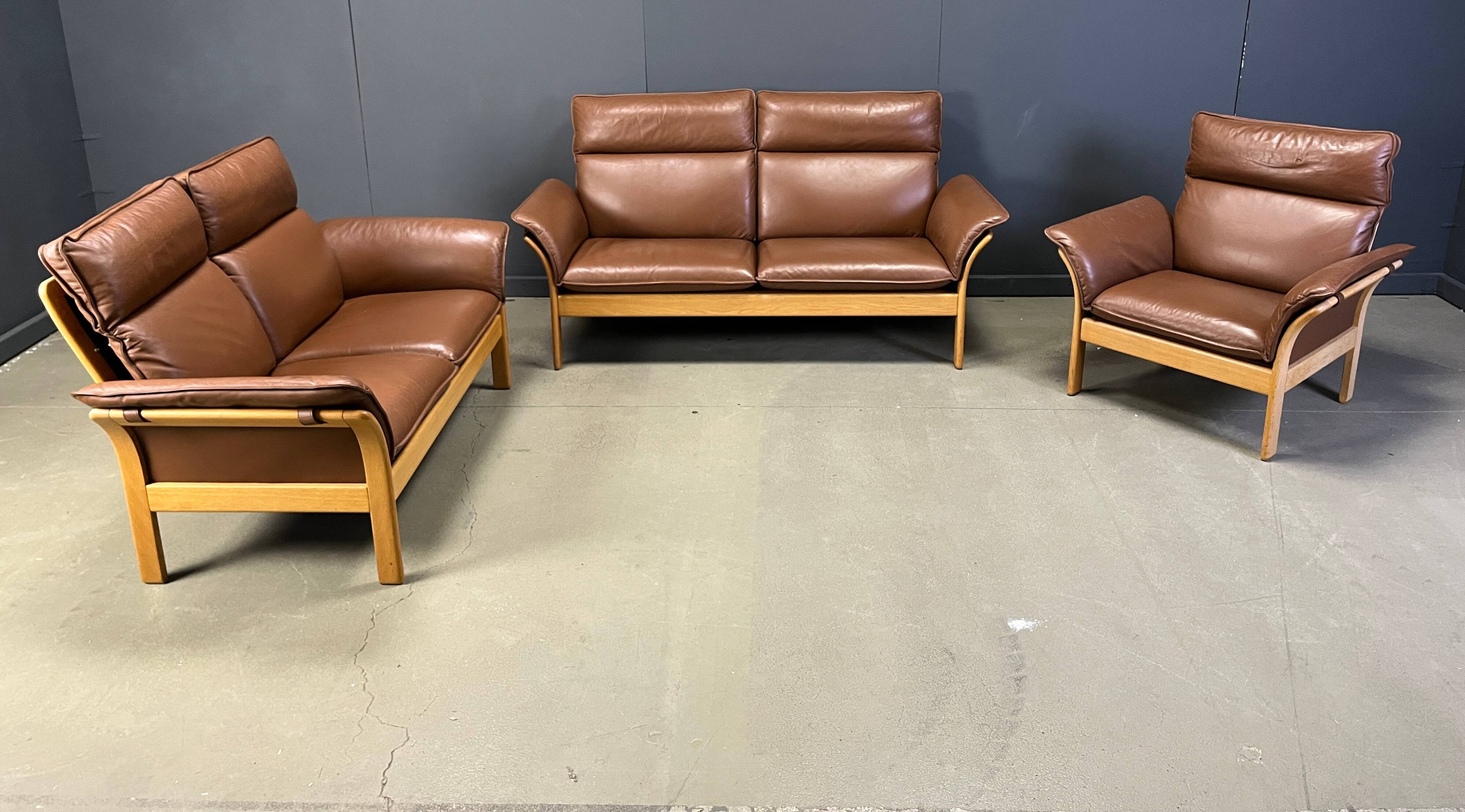 Vintage Scala sofa set by Dreipunkt International, 1970s