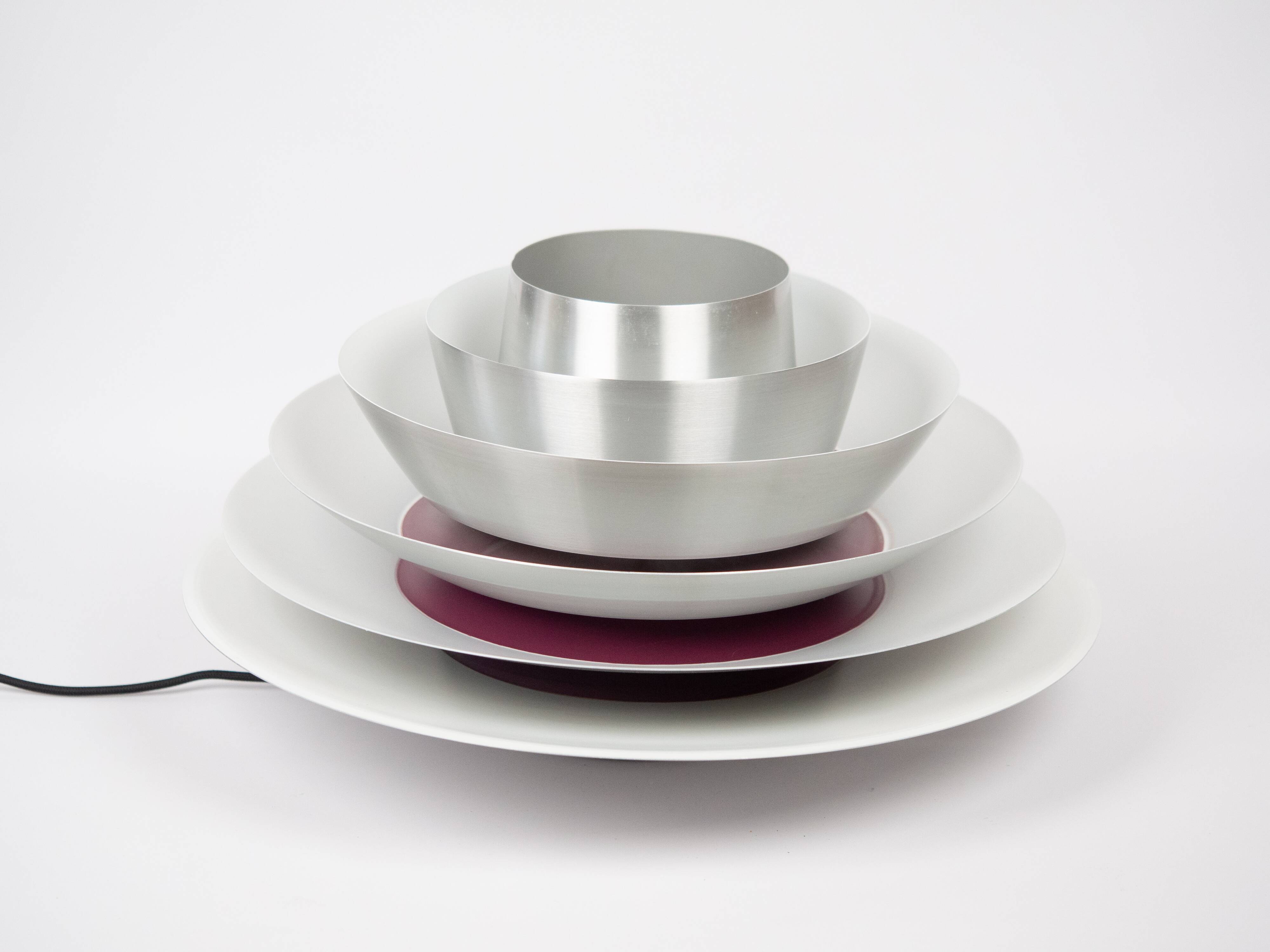 Danish vintage pendant lamp Verona by Svend Middelboe, Lyfa, 1962