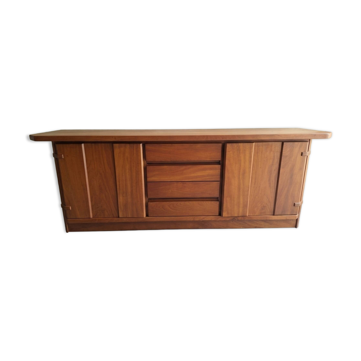 ​Enfilade en Orme massif – Luigi Gorgoni pour Roche Bobois