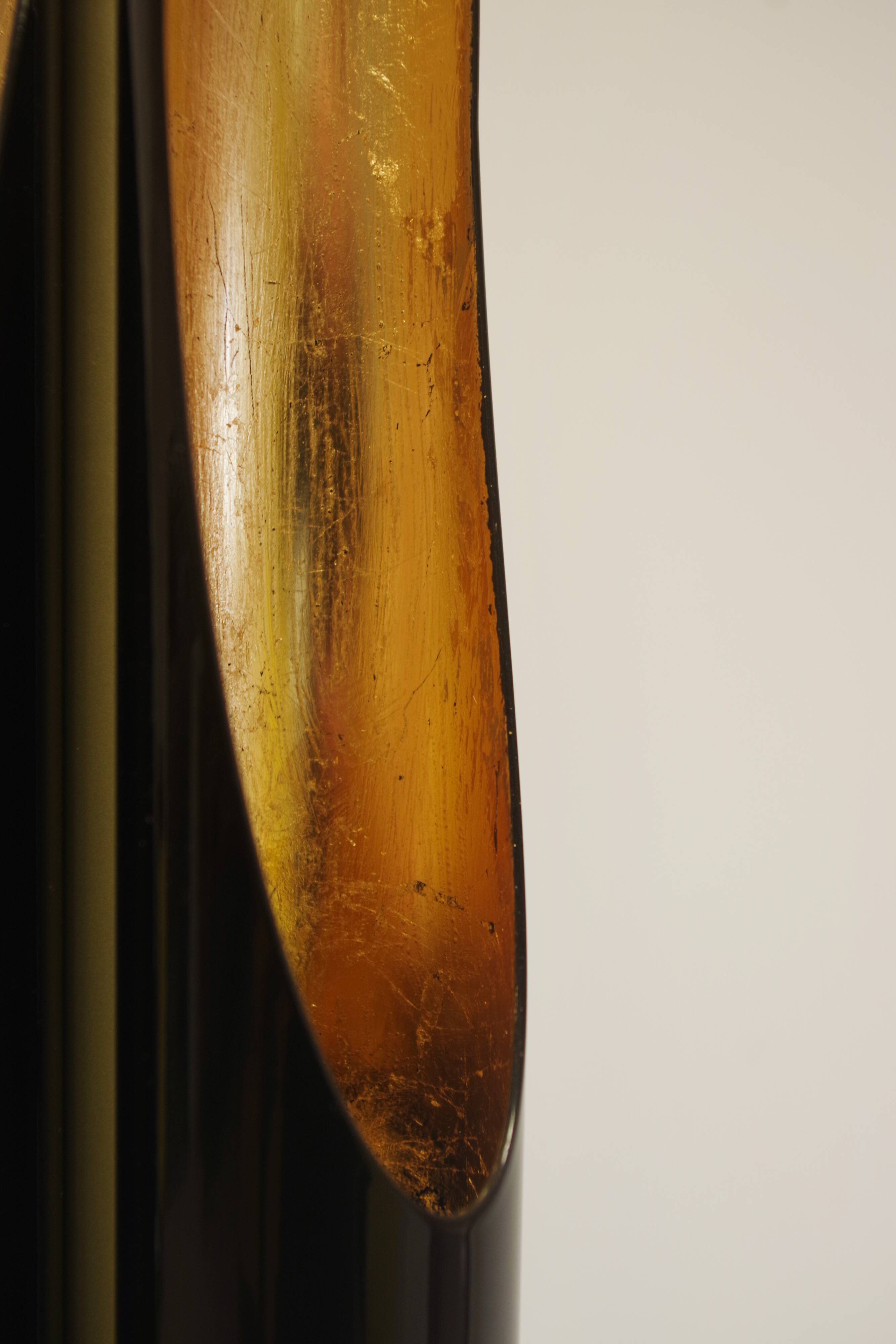 Lampadaire Coltrane - Éclairage de luxe moderne en laiton et noir mat