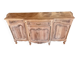 Antique grand buffet in solid oak – Louis XV style – Bleached wood –