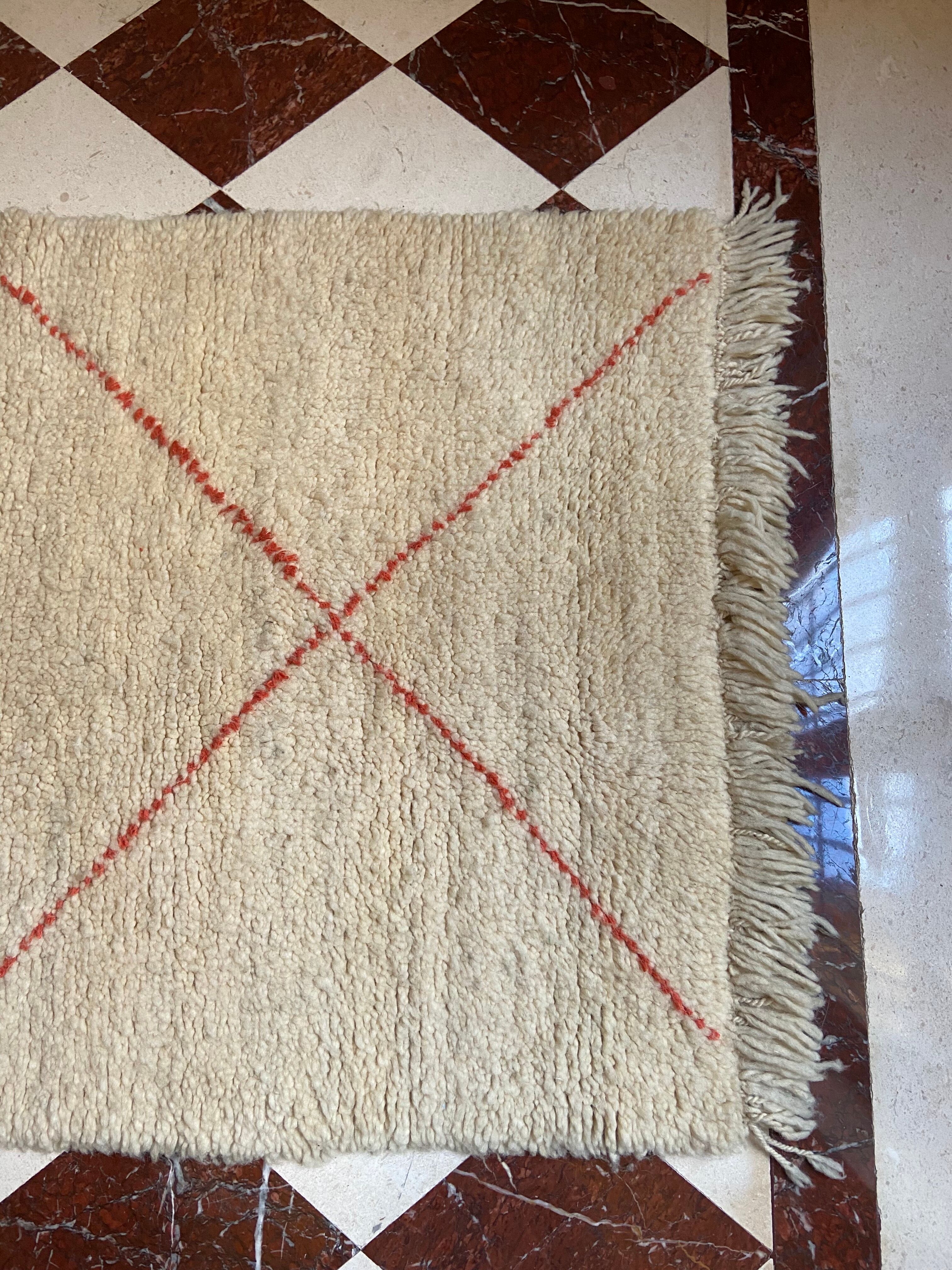 Corridor carpet béni ouarain 83 x 290 cm