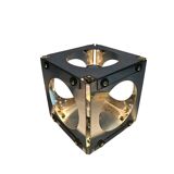 Goffredo Reggiani - Cube lamp - tafellamp - verchroomd staal - 1970's