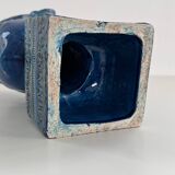 Aldo Londi for Bitossi Kwan Yin Buddha Rimini Blu, Italy, 1970s