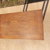 console, high rectangular pedestal table