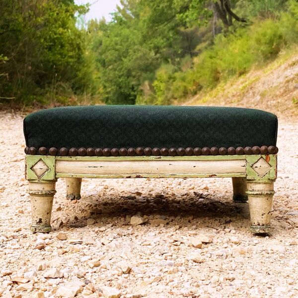 Tabouret de pied / repose pieds d’époque Directoire