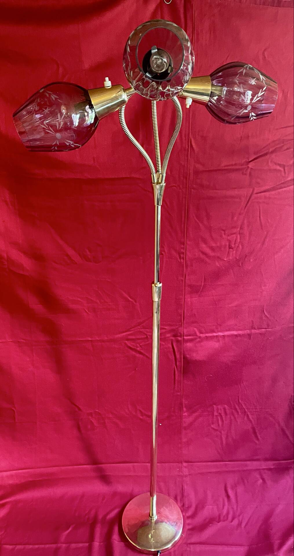 Adjustable floor lamp, 1960, origin Austria