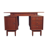 Bureau teck vintage moderniste MDK