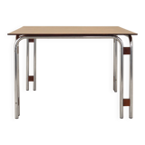 Table basse en noyer, Italie années 1970