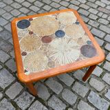 Coffee table teak tiles by Tue Poulsen for Haslev
