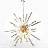 Triedro chandelier in Murano glass