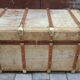 Malle auto travel trunk made of pigskin