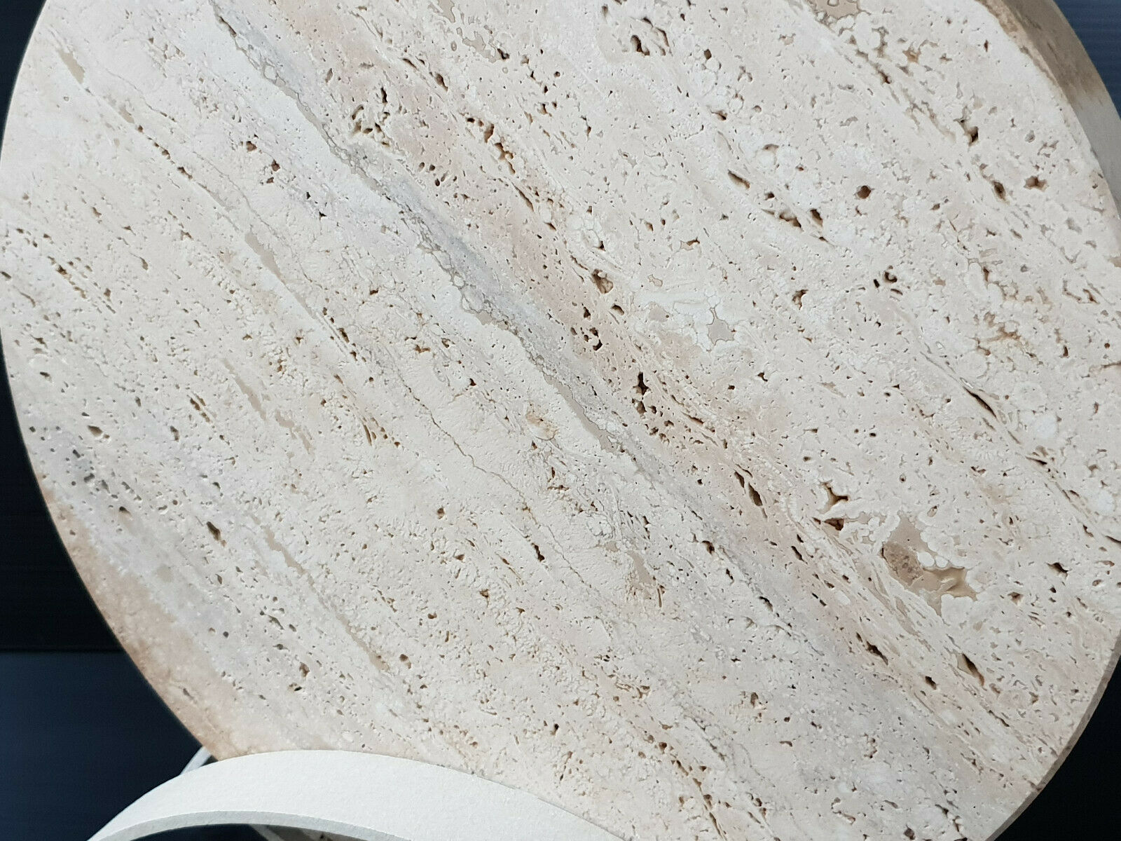 Vintage travertine lamp 1970