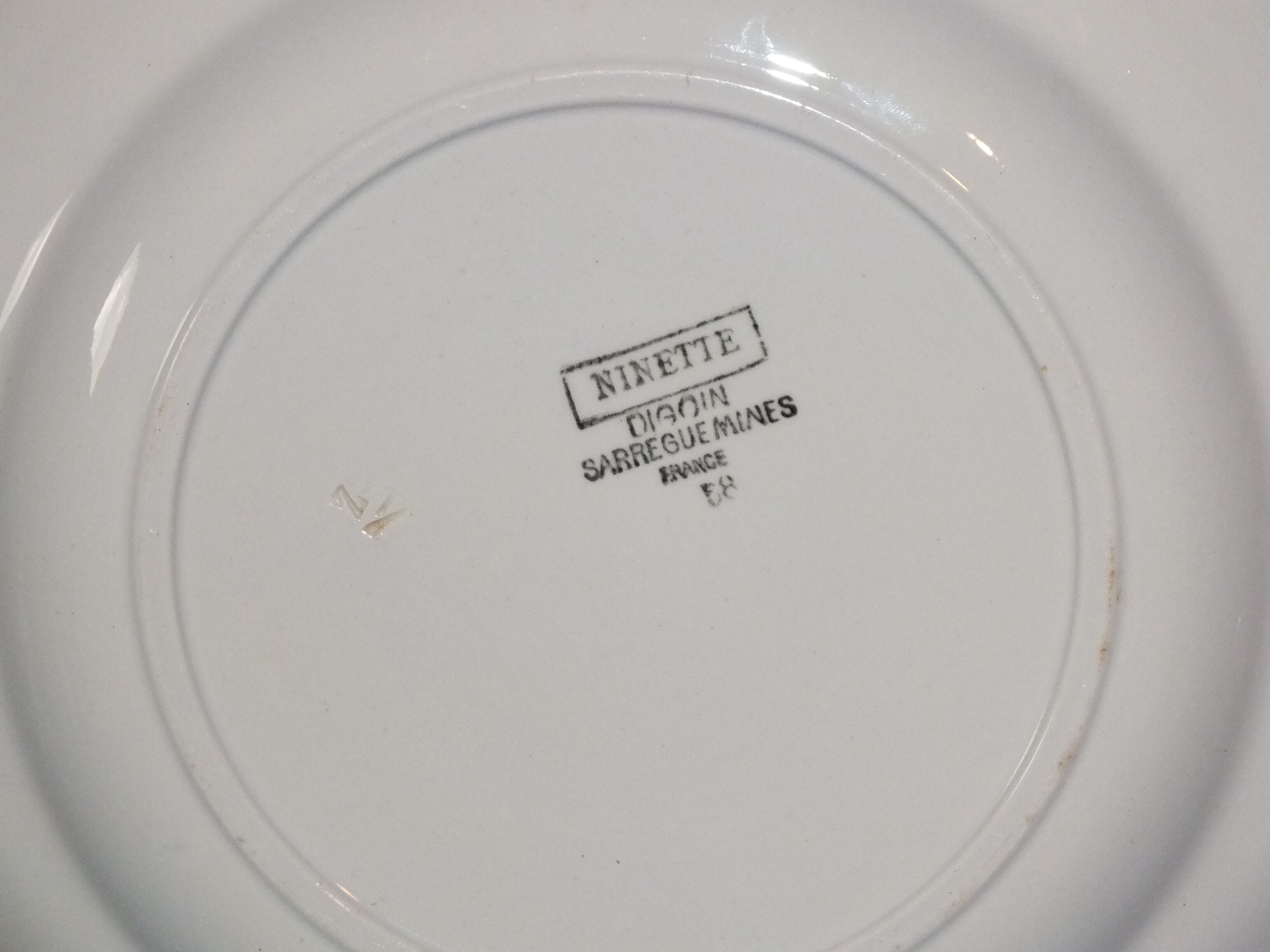 Dish 50s - Digoin Sarreguemines model Ninette