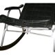 Rocking chair by Takeshi Nii - Leather and wood - 60s