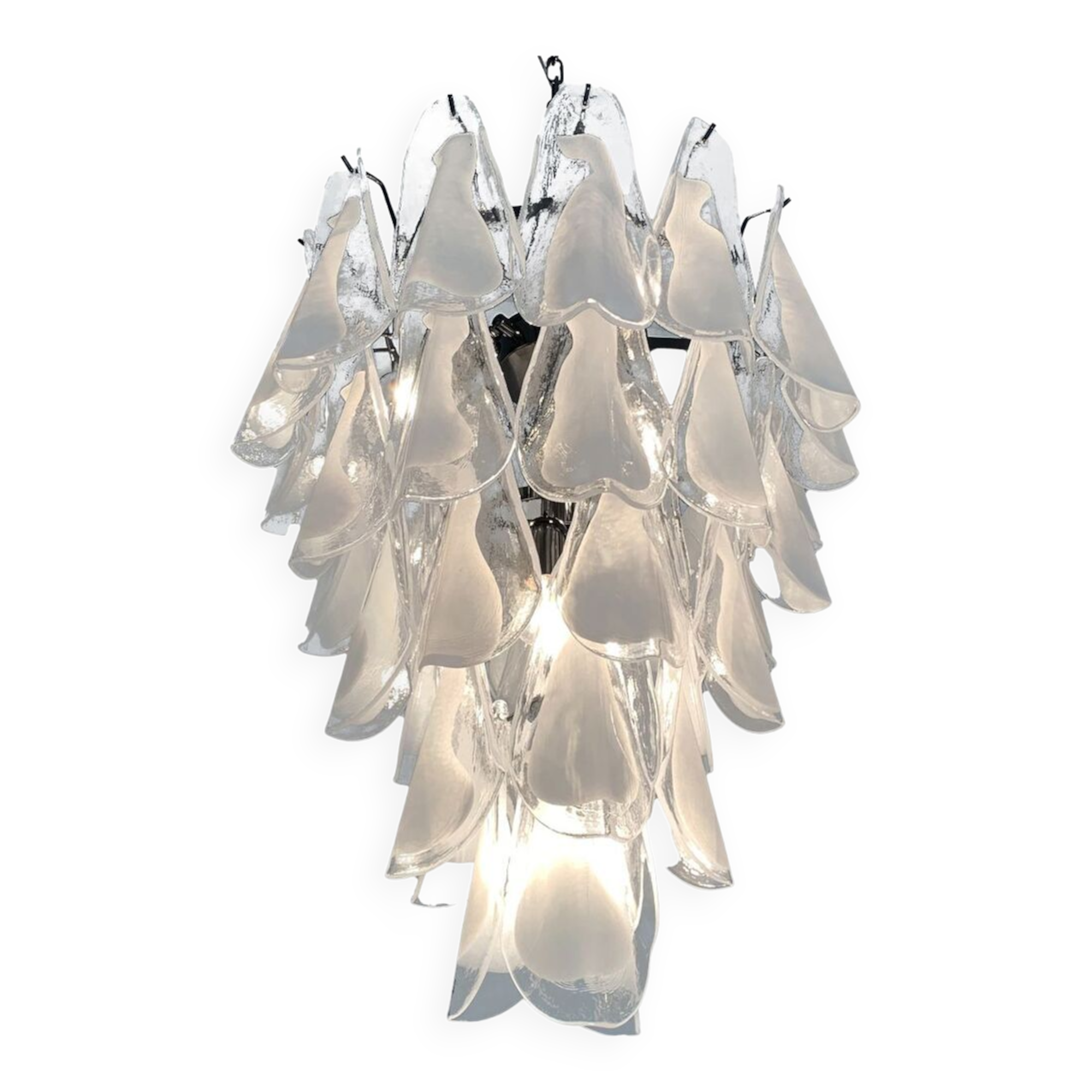 Rondini murano glass cascade chandelier
