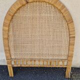 Rattan wicker headboard