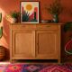 Antique solid wood sideboard – bohemian chic spirit