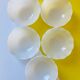 5 ramequins en verre blanc