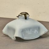 Blue opaline pendant light