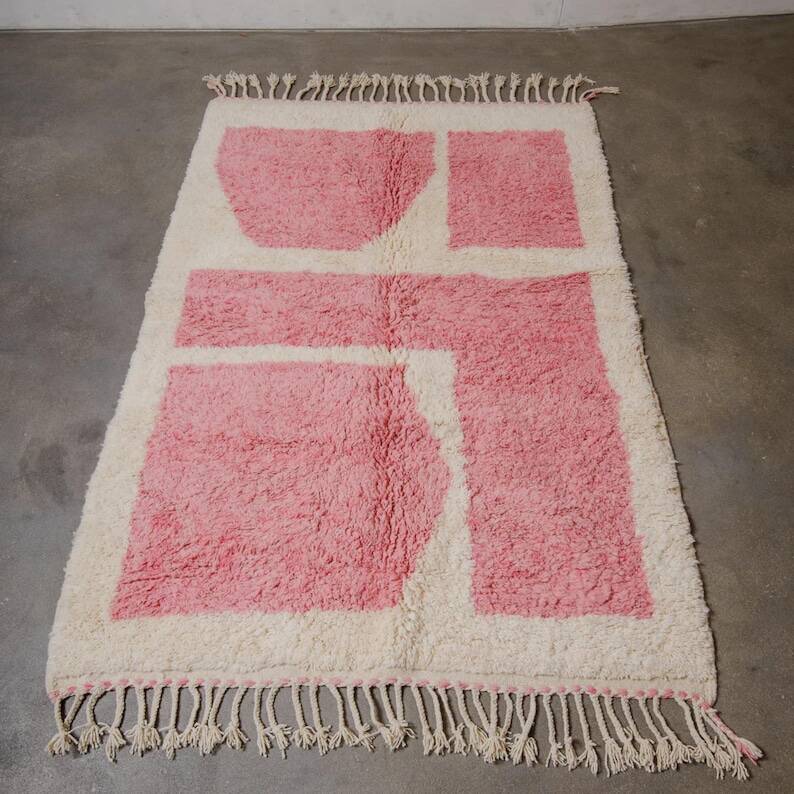 Traditional handmade Berber carpet 250cmx150cm