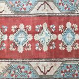 Turkish Rug, Vintage Area Rug, 205 x 311 cm, Handmade Rug, RK 8359