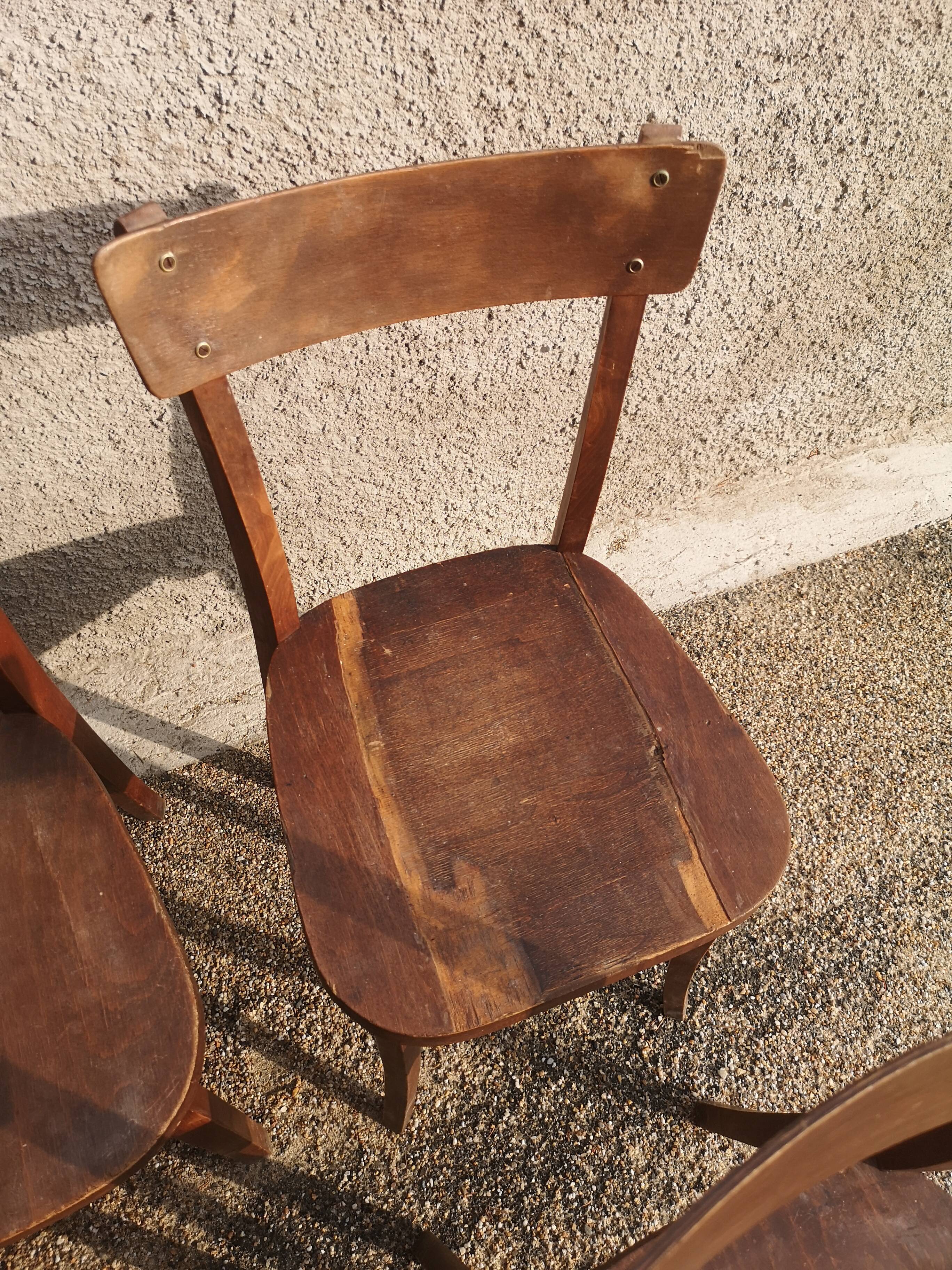 Bistro chairs 60s