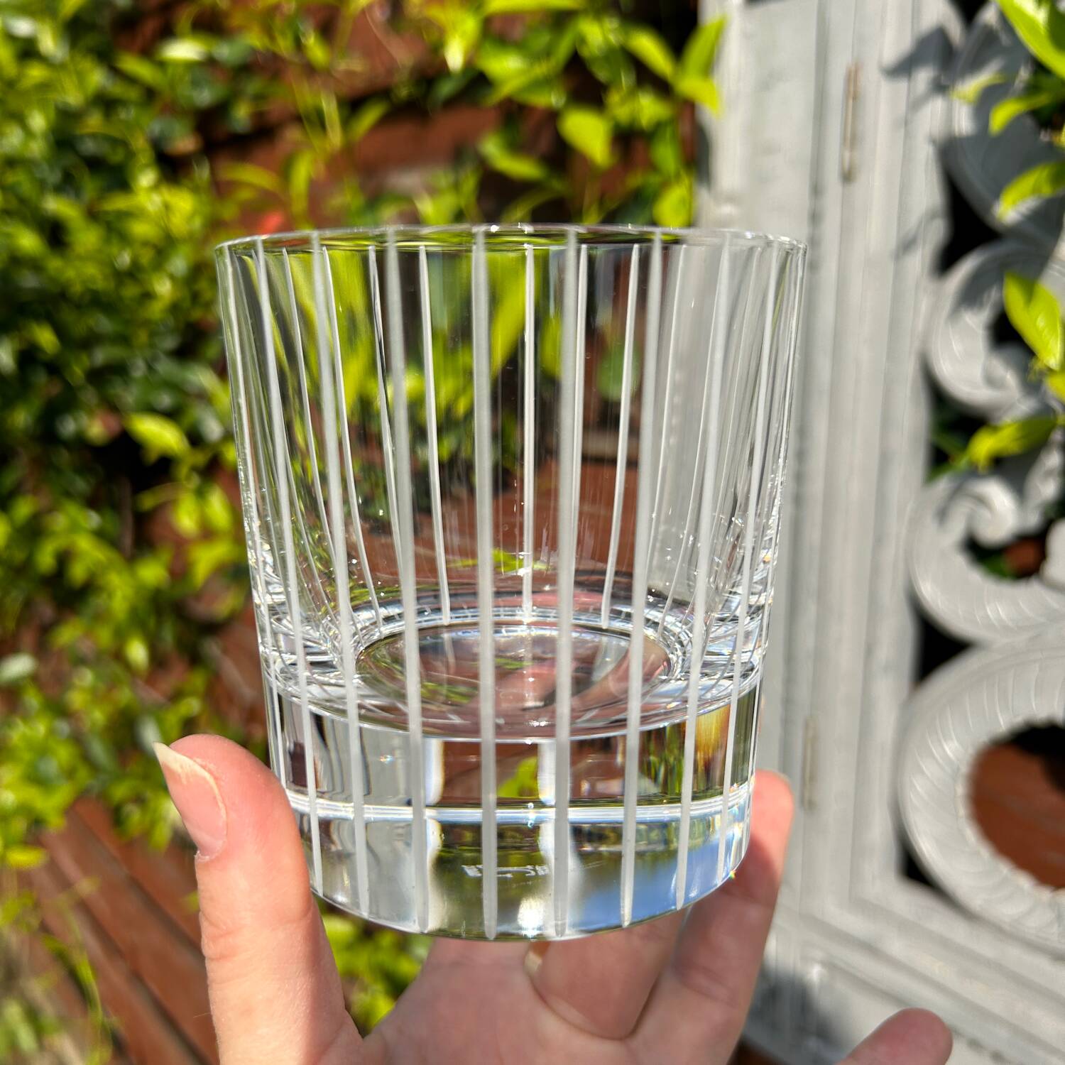 Duo crystal whiskey glasses JG Durand