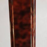 Metal and brass floor lamp, Relco Milano, 1970s.