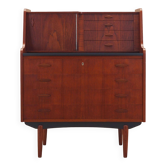 Secrétaire en teck, design danois, années 1970, production : Danemark