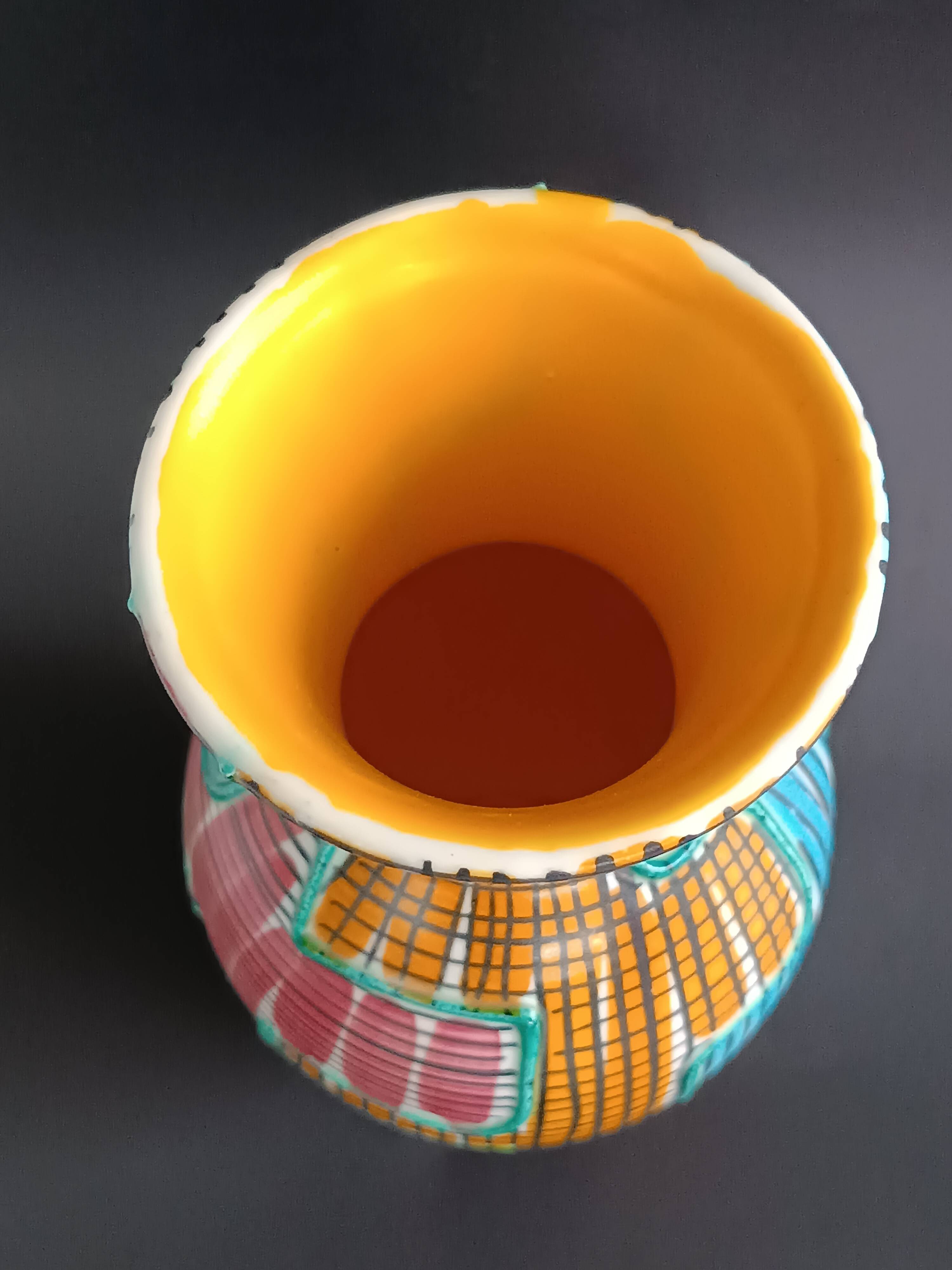 Verona vase by Elfi Stadler for Schramberg mid century
