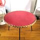 Coffee table wicker and metal design 60s