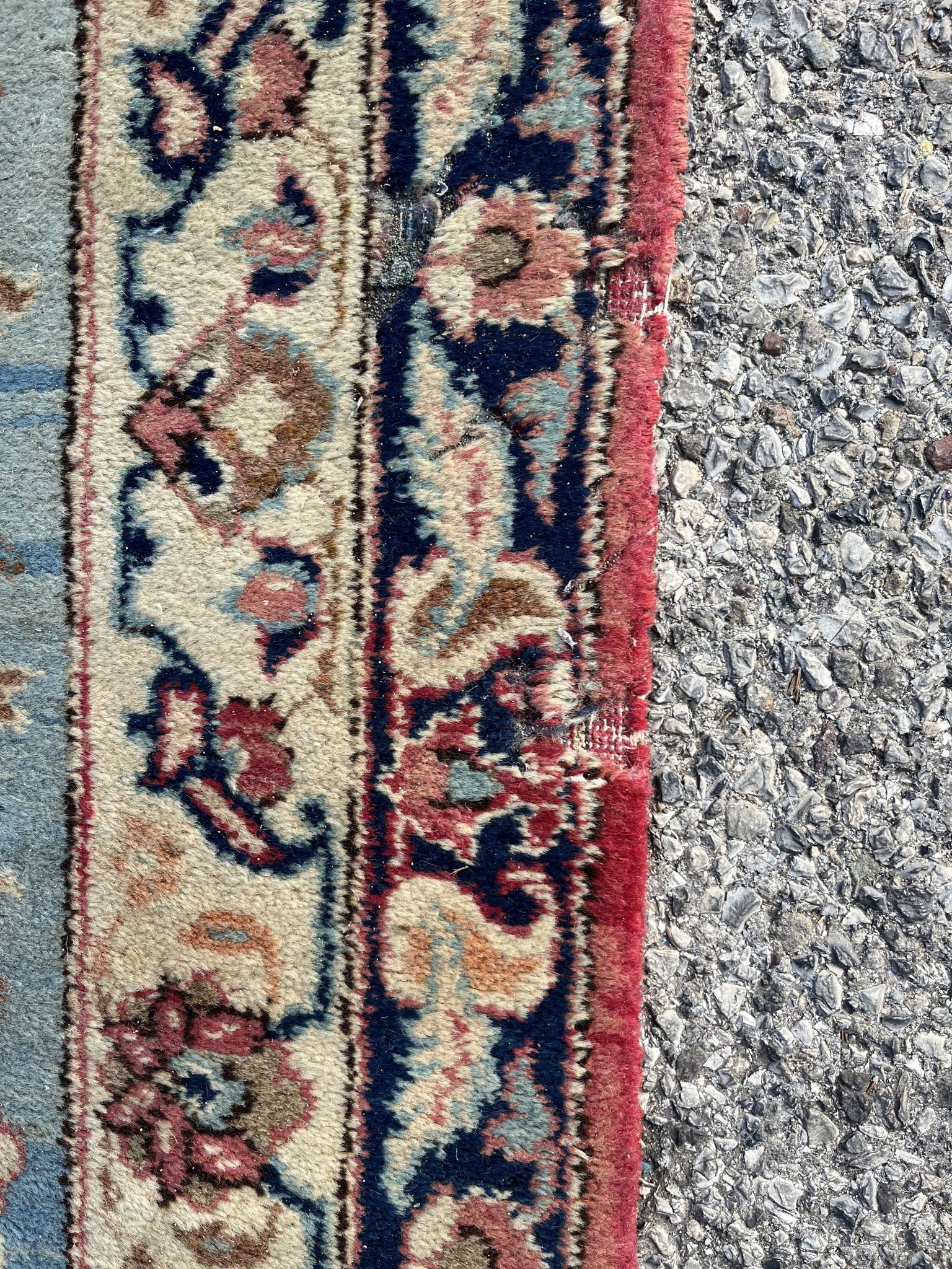 Oriental carpet iran Isfahan Nadjafabad Persian: handmade. Dimensions: 1.60 x 2.30 m