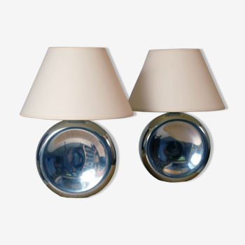Pair of bedside lamps by Louis Drimmer 1970's