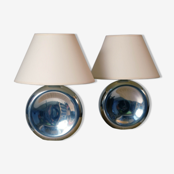 Paire de lampes de chevet par Louis Drimmer 1970's