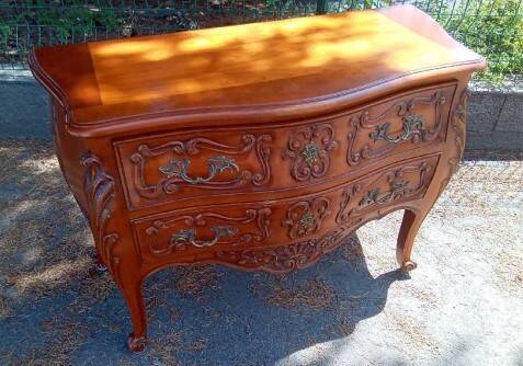 Commode 2 tiroirs style Louis XV