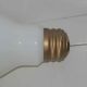 Suspension vintage en opaline en forme d'ampoule s