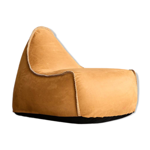 pouf cognac